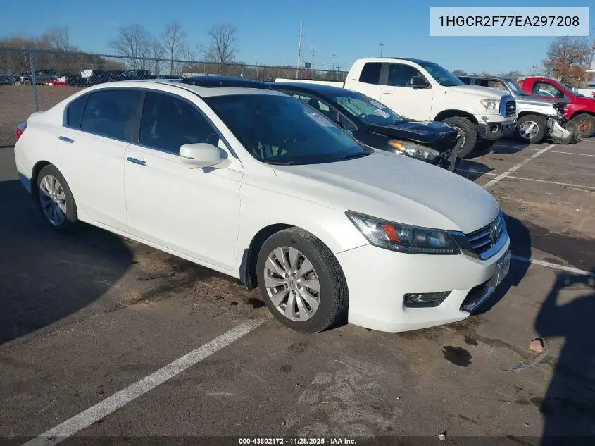 1HGCR2F77EA297208 2014 Honda Accord Ex
