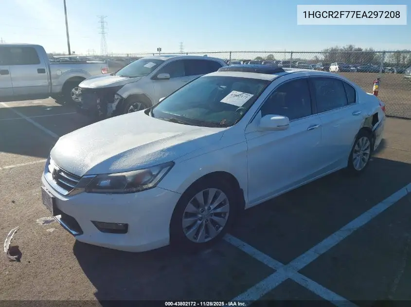 1HGCR2F77EA297208 2014 Honda Accord Ex