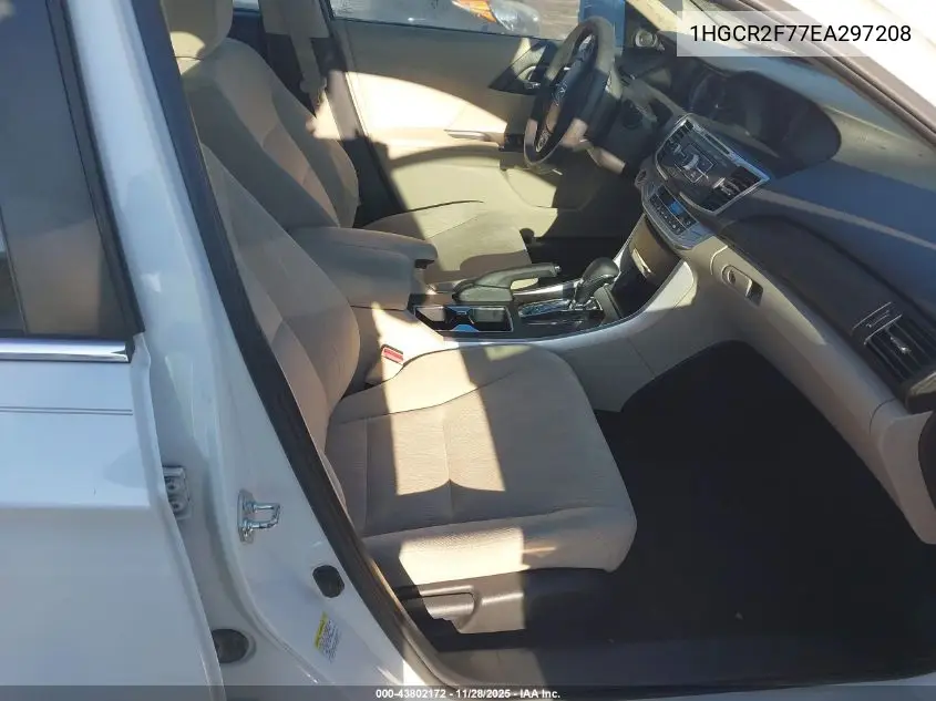 1HGCR2F77EA297208 2014 Honda Accord Ex