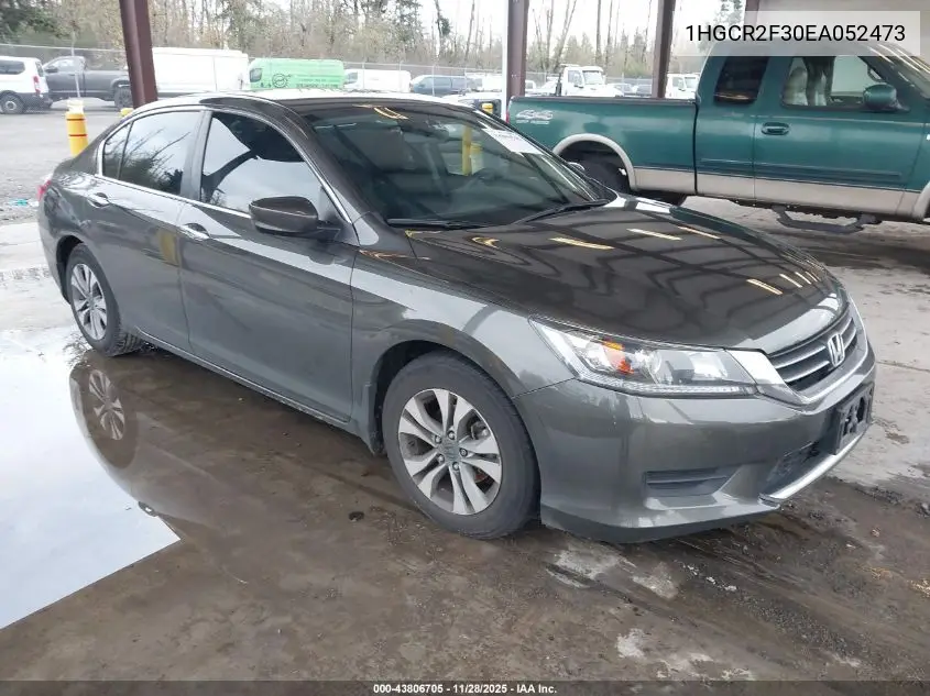 1HGCR2F30EA052473 2014 Honda Accord Lx