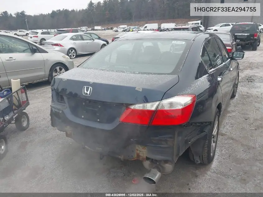1HGCR2F33EA294755 2014 Honda Accord Lx
