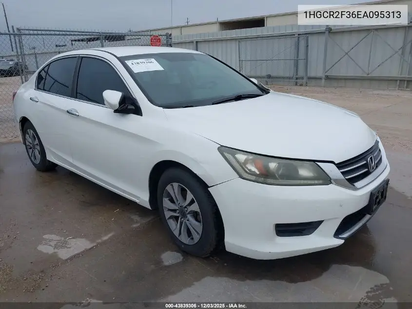 1HGCR2F36EA095313 2014 Honda Accord Lx