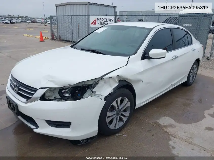 1HGCR2F36EA095313 2014 Honda Accord Lx