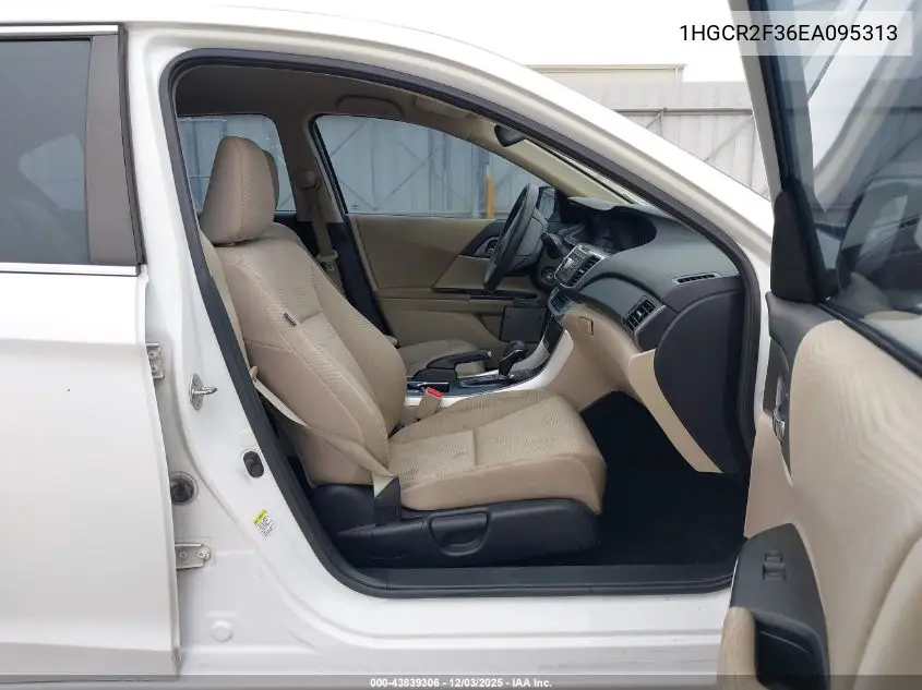 1HGCR2F36EA095313 2014 Honda Accord Lx