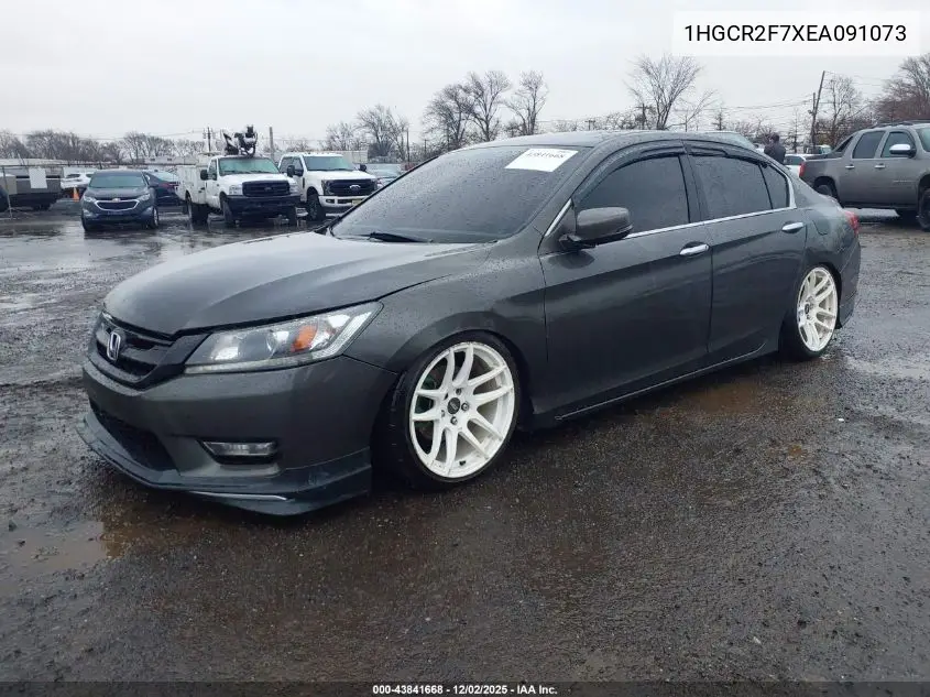 1HGCR2F7XEA091073 2014 Honda Accord Ex