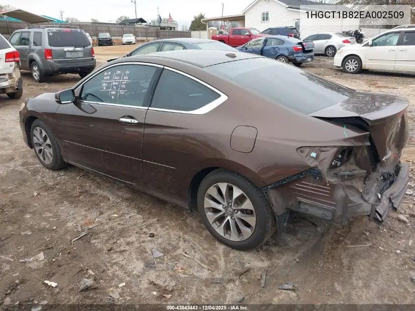 1HGCT1B82EA002509 2014 Honda Accord Ex-L