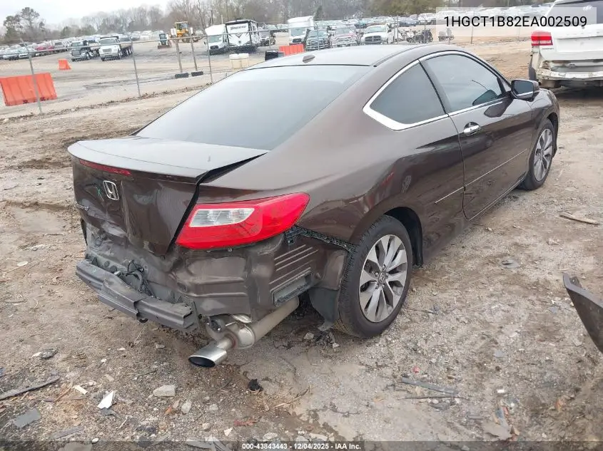 1HGCT1B82EA002509 2014 Honda Accord Ex-L