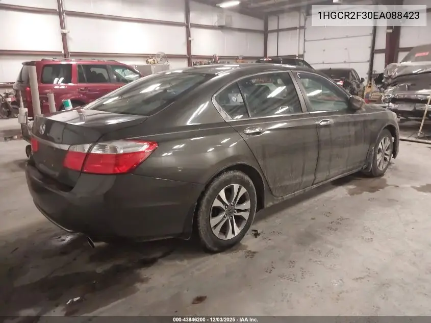1HGCR2F30EA088423 2014 Honda Accord Lx