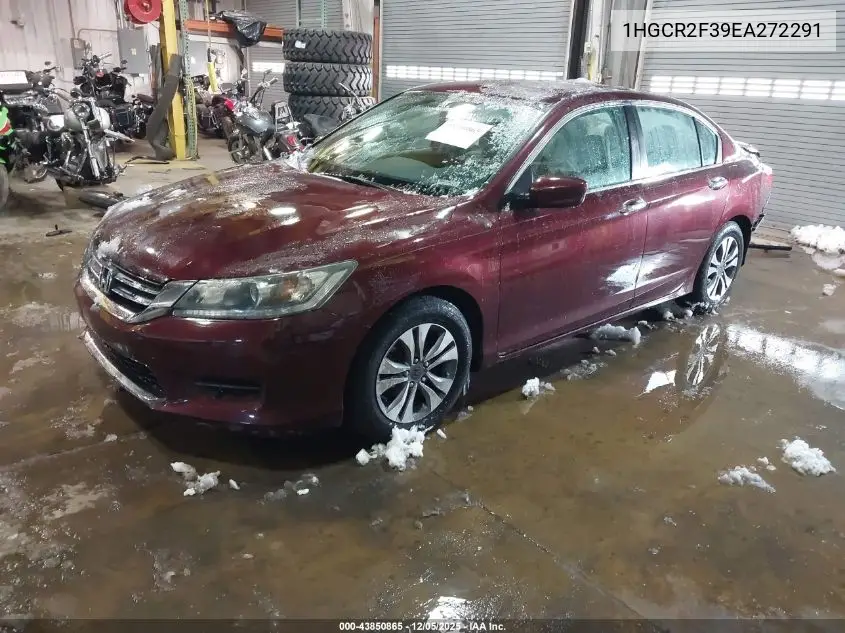 1HGCR2F39EA272291 2014 Honda Accord Lx