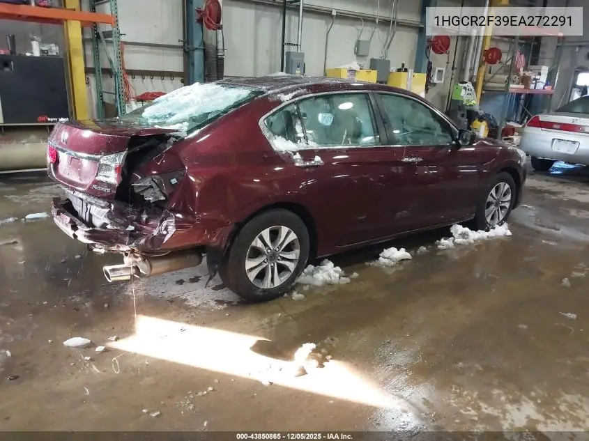 1HGCR2F39EA272291 2014 Honda Accord Lx