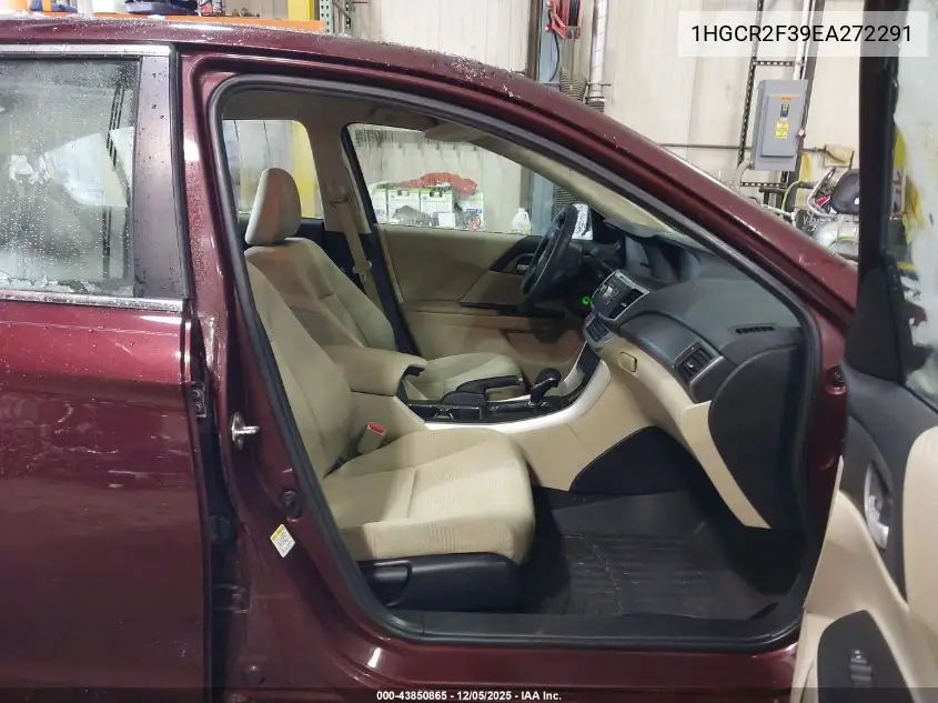 1HGCR2F39EA272291 2014 Honda Accord Lx