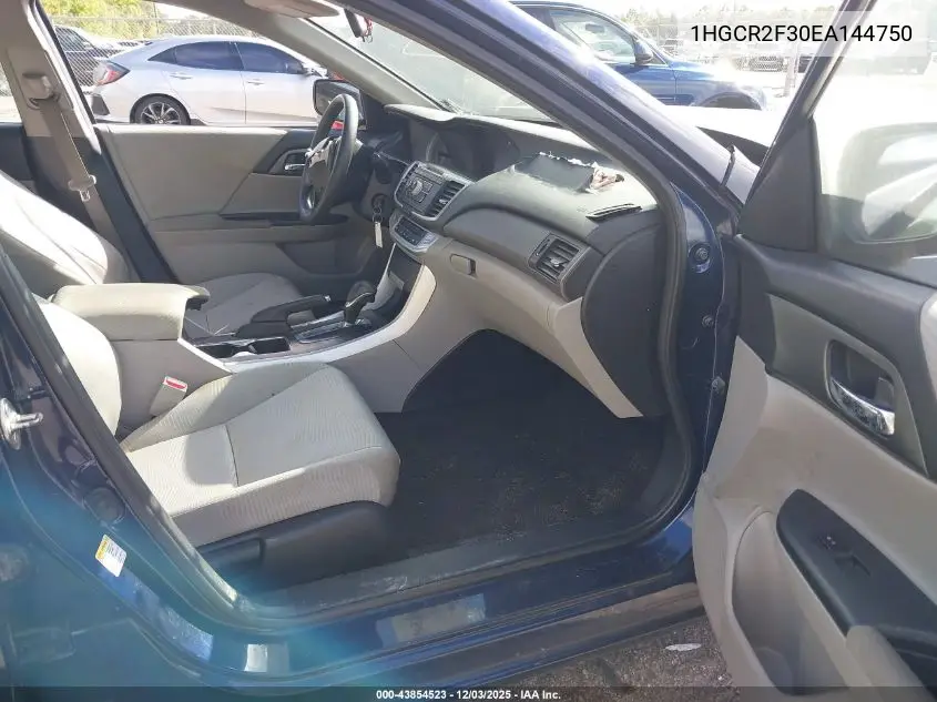 1HGCR2F30EA144750 2014 Honda Accord Lx