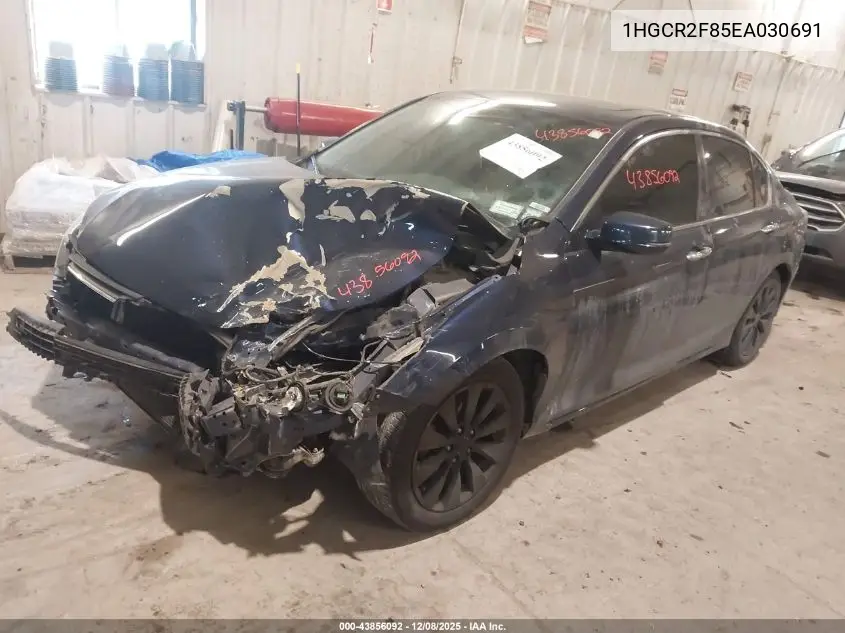 1HGCR2F85EA030691 2014 Honda Accord Ex-L