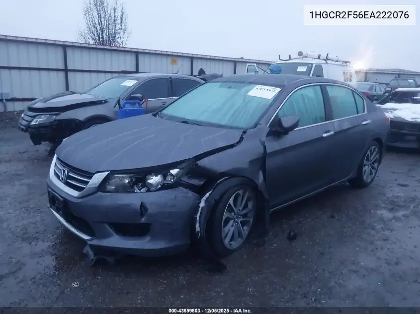 1HGCR2F56EA222076 2014 Honda Accord Sport