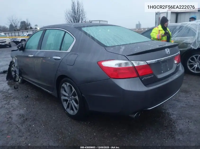1HGCR2F56EA222076 2014 Honda Accord Sport