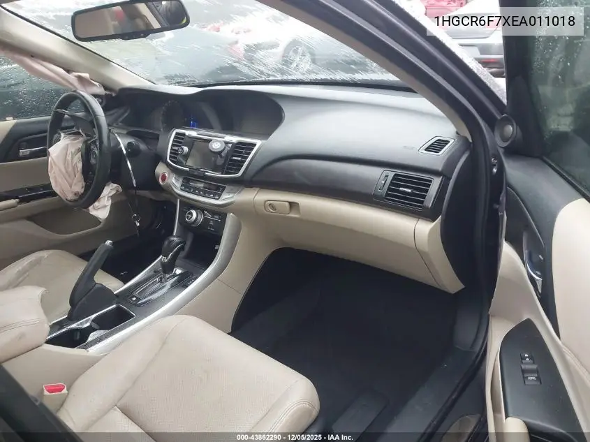1HGCR6F7XEA011018 2014 Honda Accord Hybrid Touring