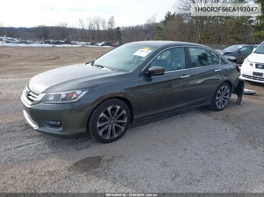 1HGCR2F56EA193047 2014 Honda Accord Sport