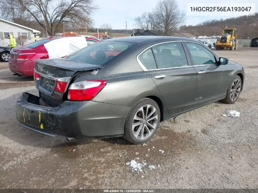 1HGCR2F56EA193047 2014 Honda Accord Sport