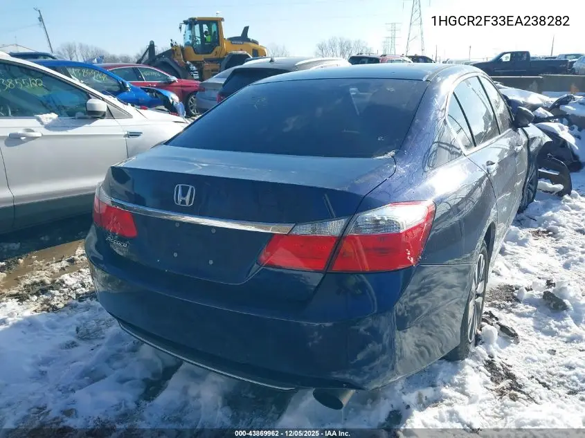 1HGCR2F33EA238282 2014 Honda Accord Lx