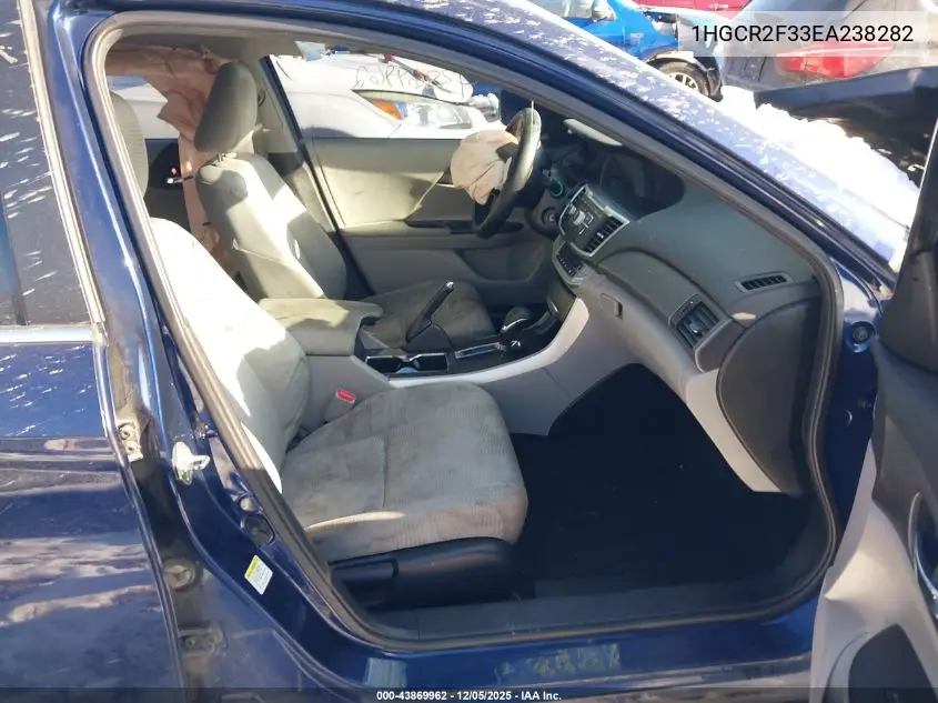 1HGCR2F33EA238282 2014 Honda Accord Lx