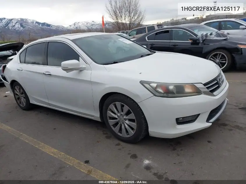 1HGCR2F8XEA125117 2014 Honda Accord Ex-L