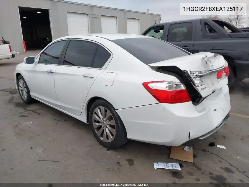 1HGCR2F8XEA125117 2014 Honda Accord Ex-L