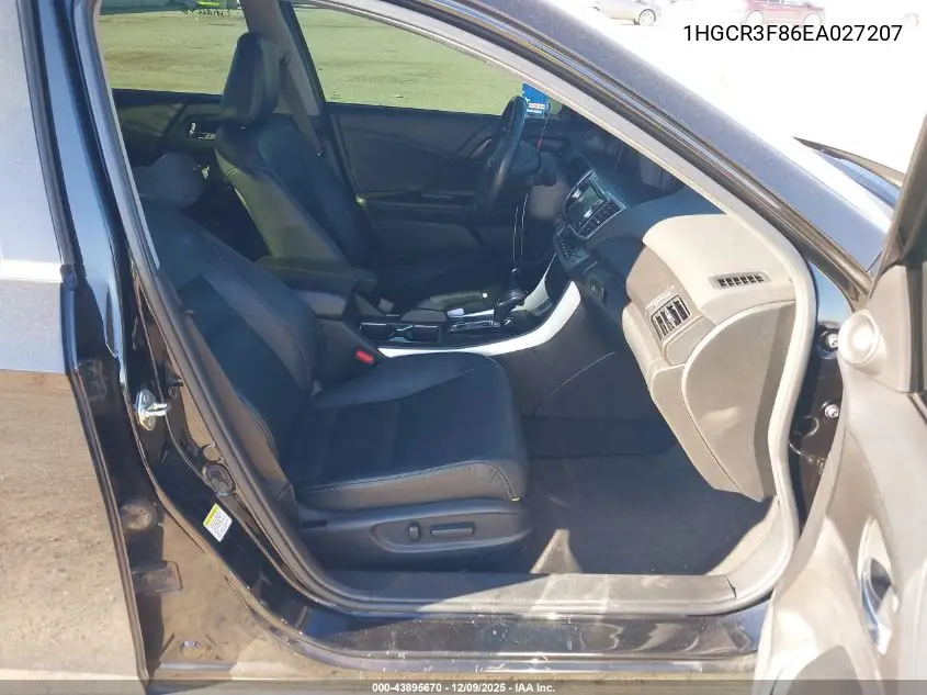 1HGCR3F86EA027207 2014 Honda Accord Ex-L V-6