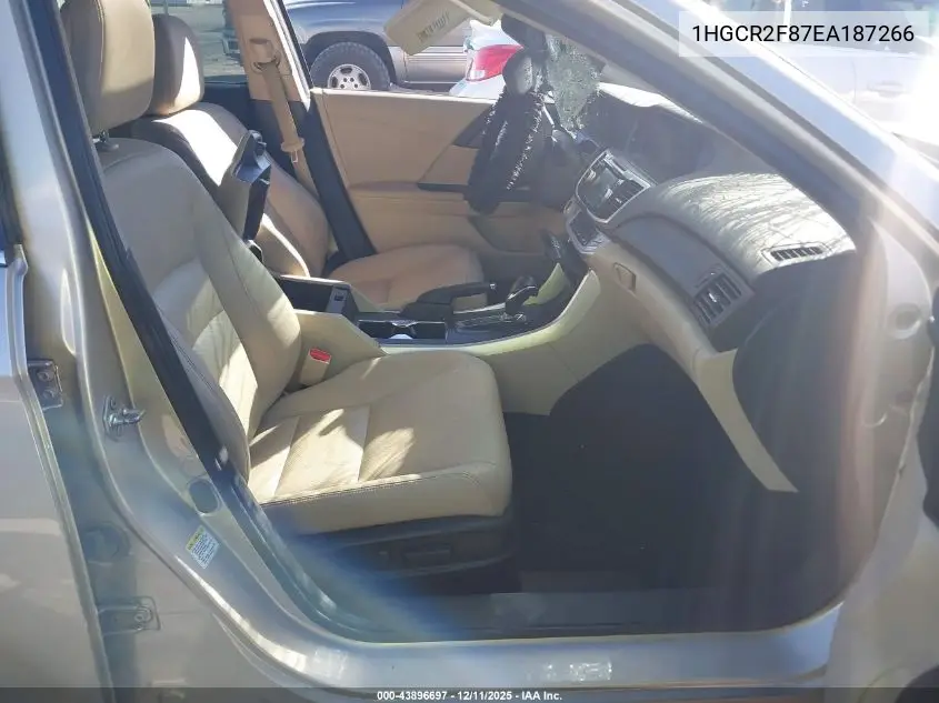 1HGCR2F87EA187266 2014 Honda Accord Ex-L