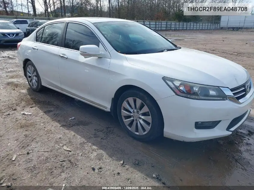 1HGCR2F89EA048708 2014 Honda Accord Ex-L