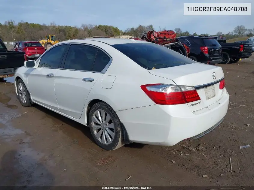 1HGCR2F89EA048708 2014 Honda Accord Ex-L