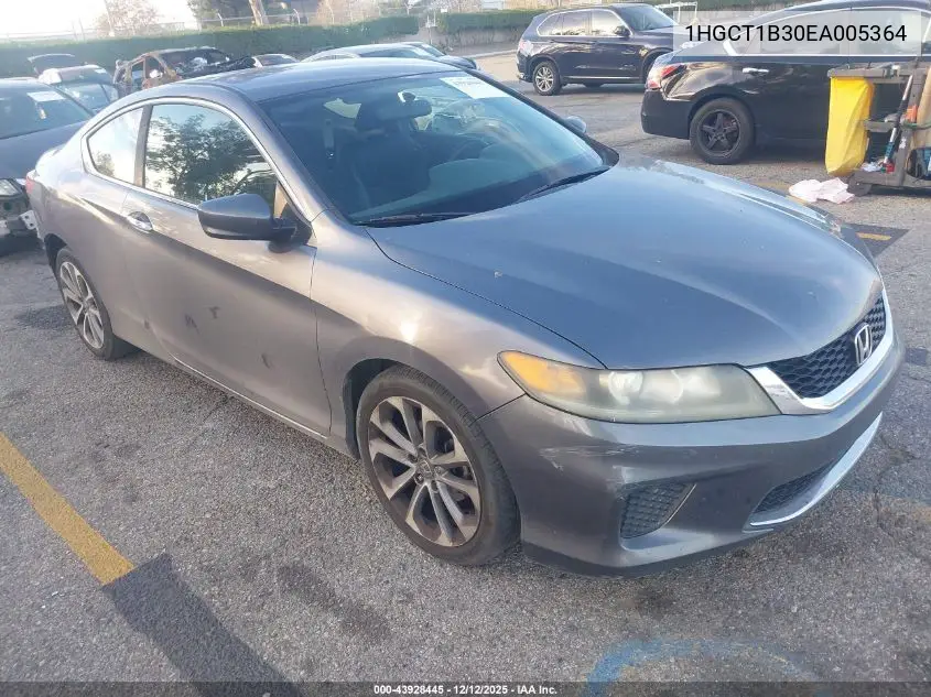 1HGCT1B30EA005364 2014 Honda Accord Lx-S