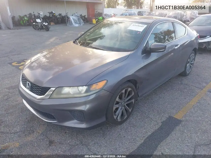 1HGCT1B30EA005364 2014 Honda Accord Lx-S