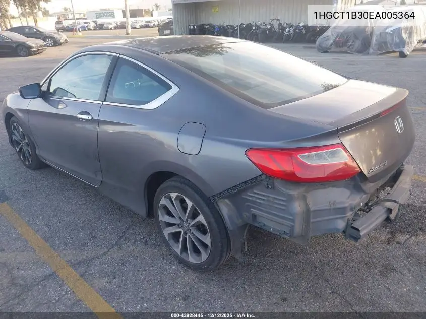 1HGCT1B30EA005364 2014 Honda Accord Lx-S