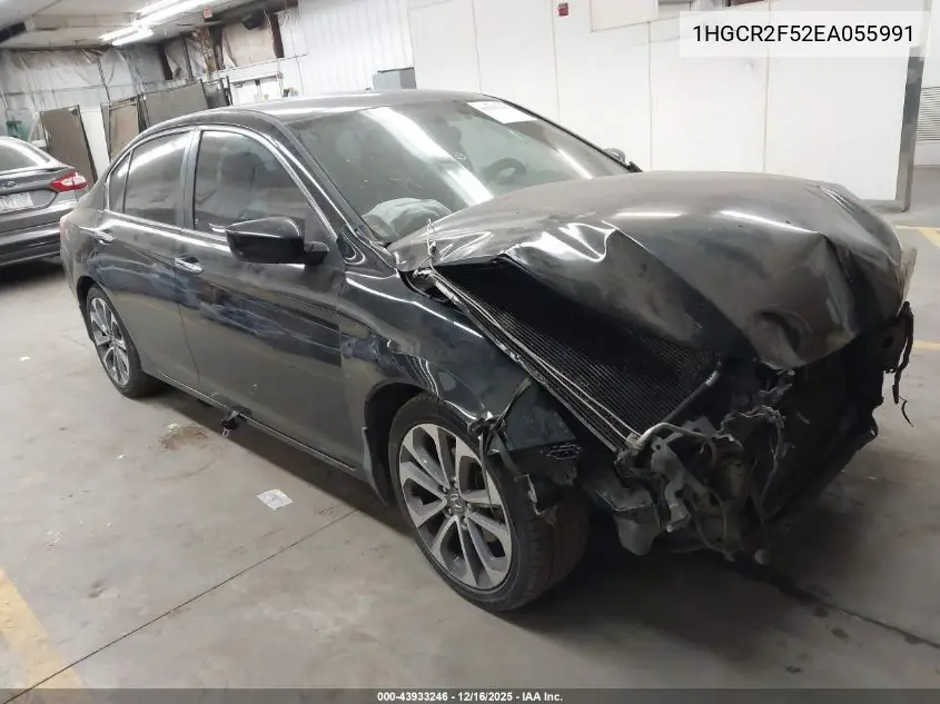 1HGCR2F52EA055991 2014 Honda Accord Sport