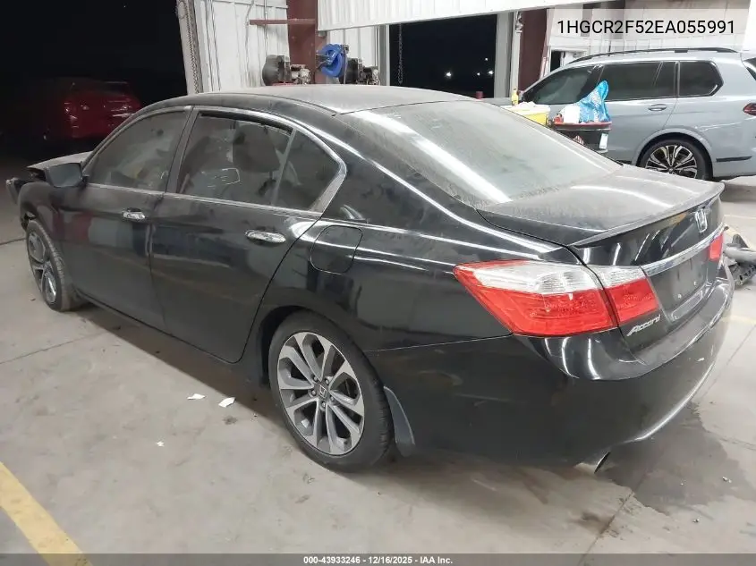 1HGCR2F52EA055991 2014 Honda Accord Sport