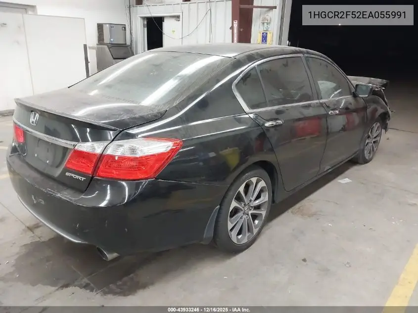 1HGCR2F52EA055991 2014 Honda Accord Sport