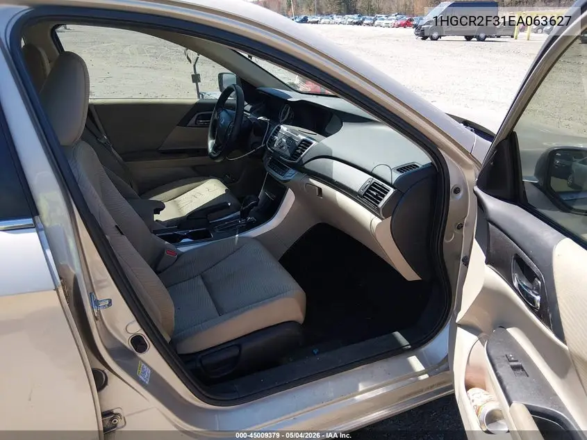 1HGCR2F31EA063627 2014 Honda Accord Lx