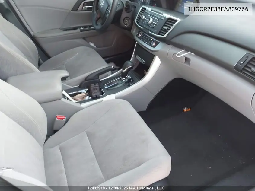 1HGCR2F38FA809766 2015 Honda Accord Lx