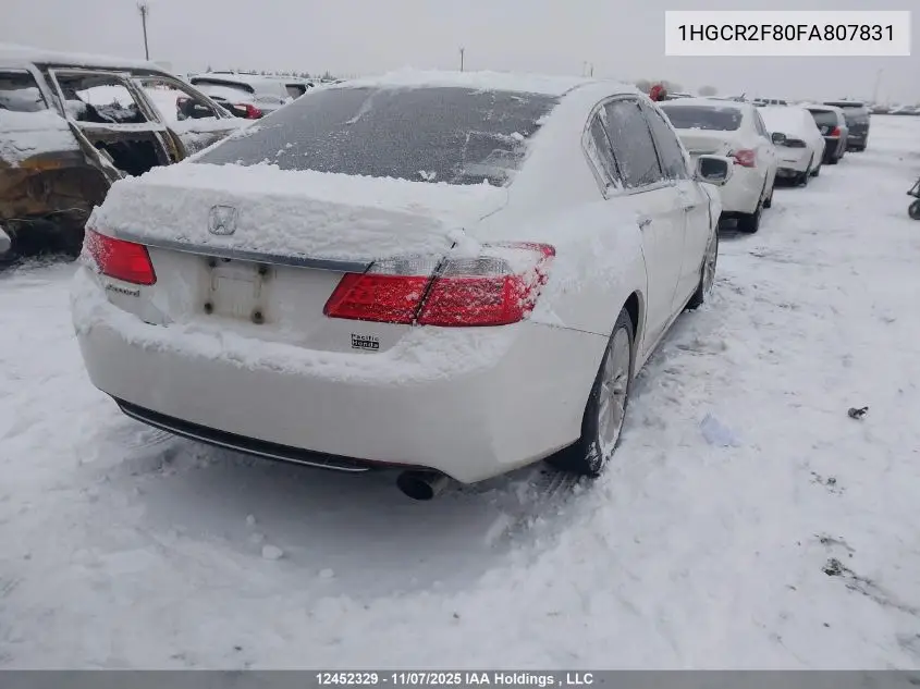 1HGCR2F80FA807831 2015 Honda Accord Ex-L