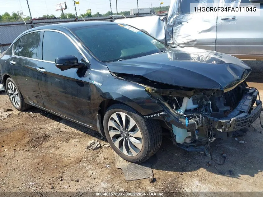 1HGCR6F34FA011045 2015 Honda Accord Hybrid