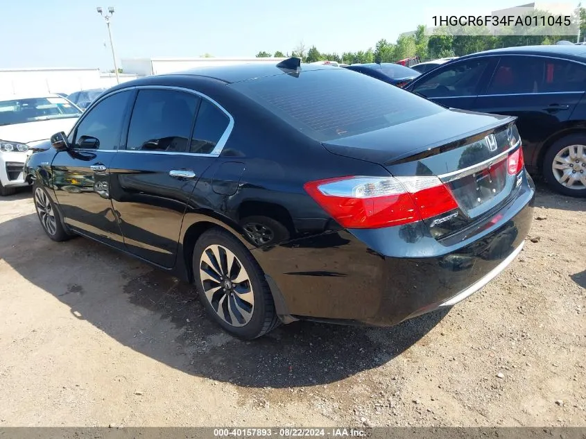 1HGCR6F34FA011045 2015 Honda Accord Hybrid