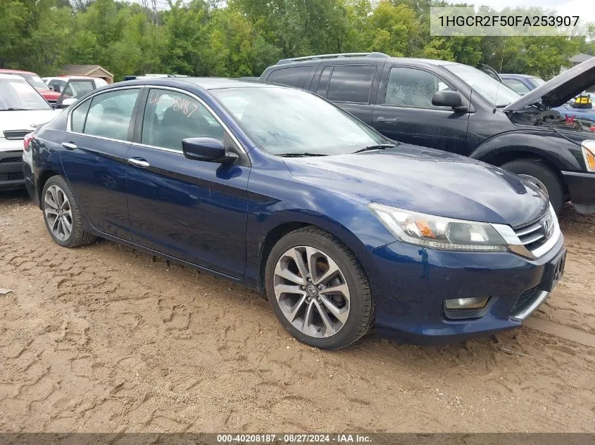 1HGCR2F50FA253907 2015 Honda Accord Sport