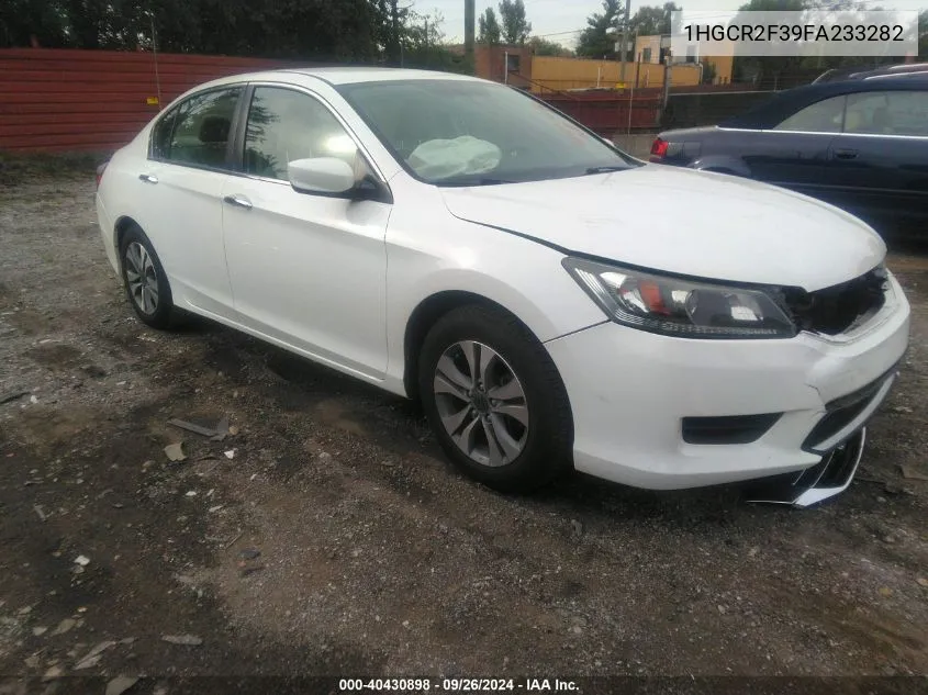 1HGCR2F39FA233282 2015 Honda Accord Lx