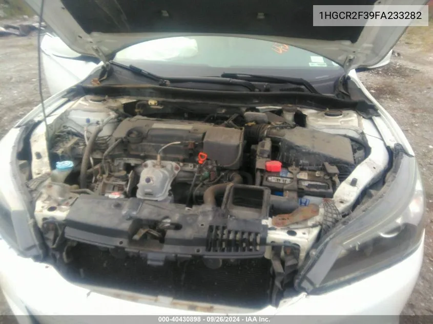 1HGCR2F39FA233282 2015 Honda Accord Lx