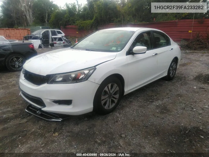 1HGCR2F39FA233282 2015 Honda Accord Lx