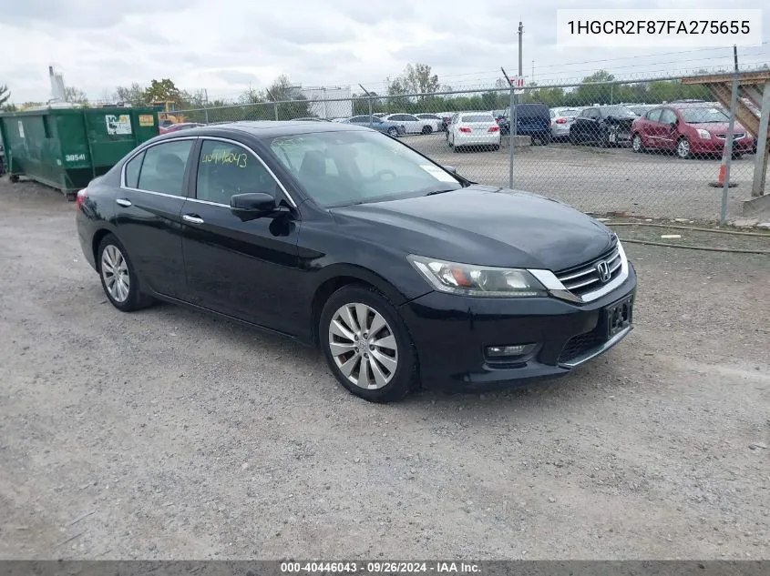 2015 Honda Accord Ex-L VIN: 1HGCR2F87FA275655 Lot: 40446043