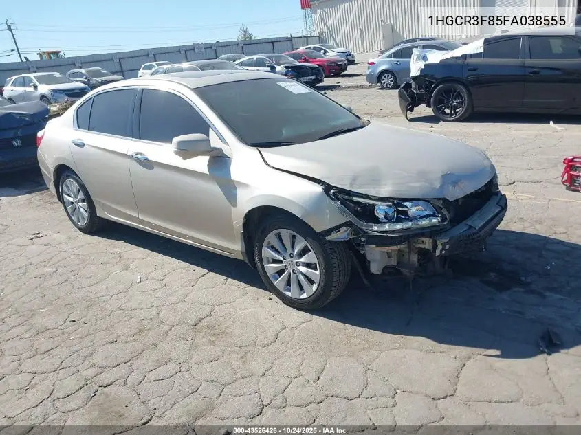 1HGCR3F85FA038555 2015 Honda Accord Ex-L V-6