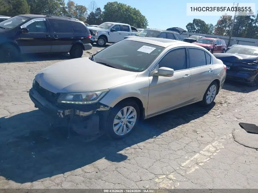 1HGCR3F85FA038555 2015 Honda Accord Ex-L V-6