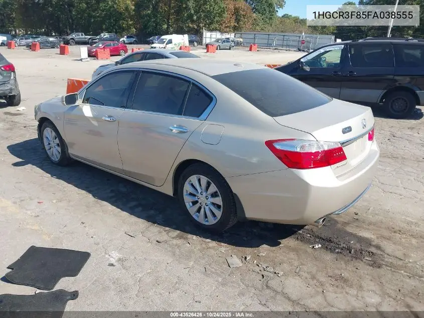 1HGCR3F85FA038555 2015 Honda Accord Ex-L V-6
