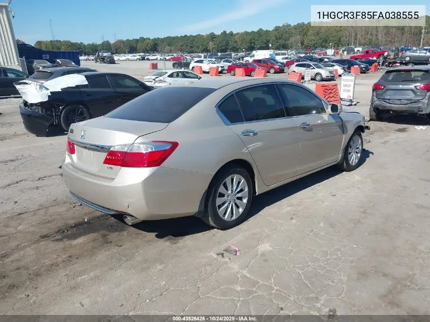 1HGCR3F85FA038555 2015 Honda Accord Ex-L V-6